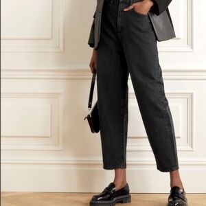 AGOLDE organic balloon-leg tapered cropped jean